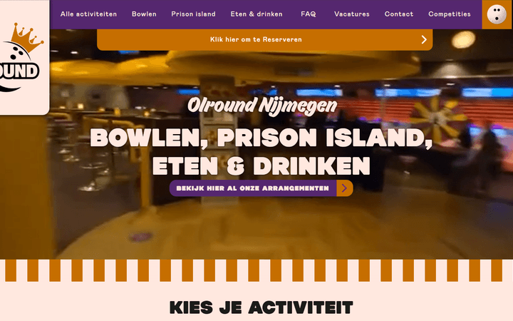 Boekingssite van Olround Nijmegen